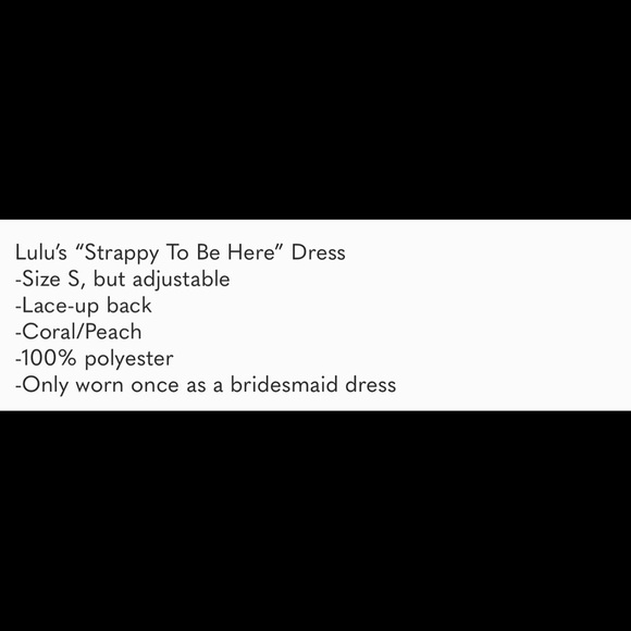 Lulus peach back strap maxi dress brides maid prom - Picture 9 of 11